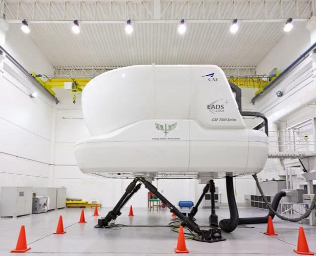 C-105 Amazonas full flight simulator